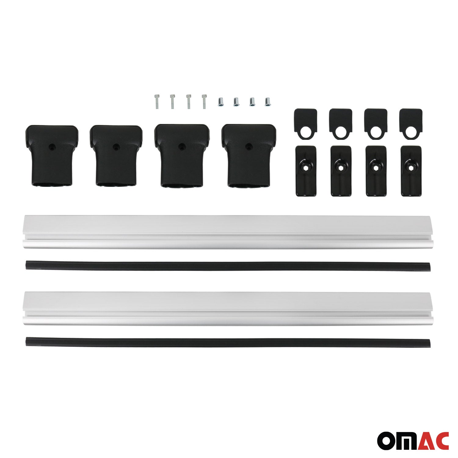 2024-2025 GMC Acadia Roof Rack Cross Bars Luggage Carrier Gray 2Pcs