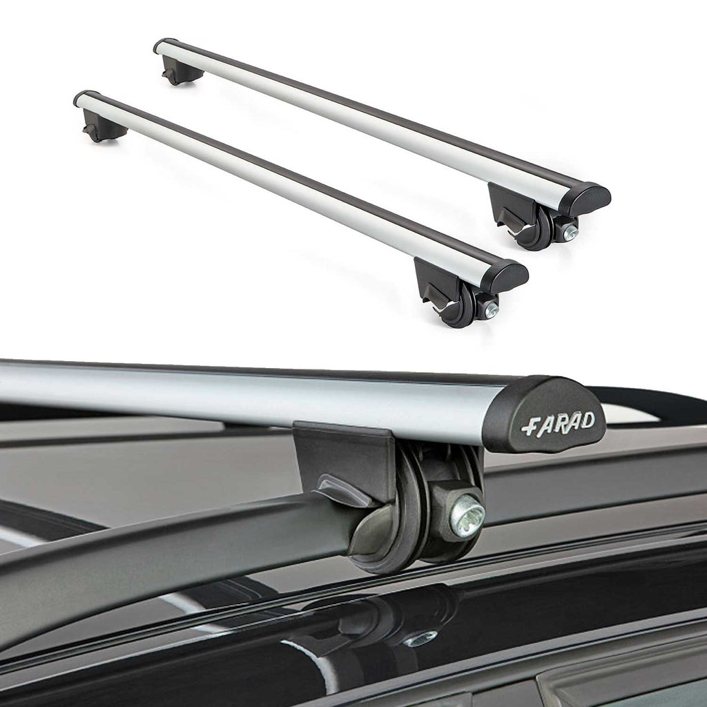 1999-2003 Hyundai Atos Roof Rack Cross Bars Silver