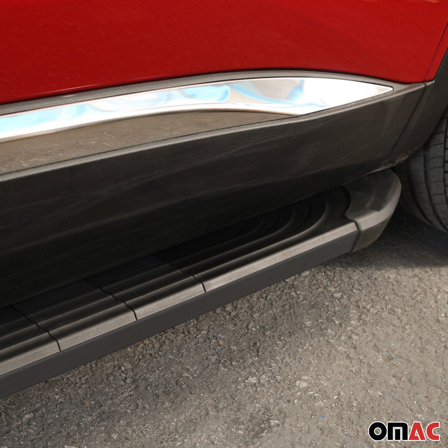 2008-2015 Land Rover LR2 Running Boards Side Steps Black
