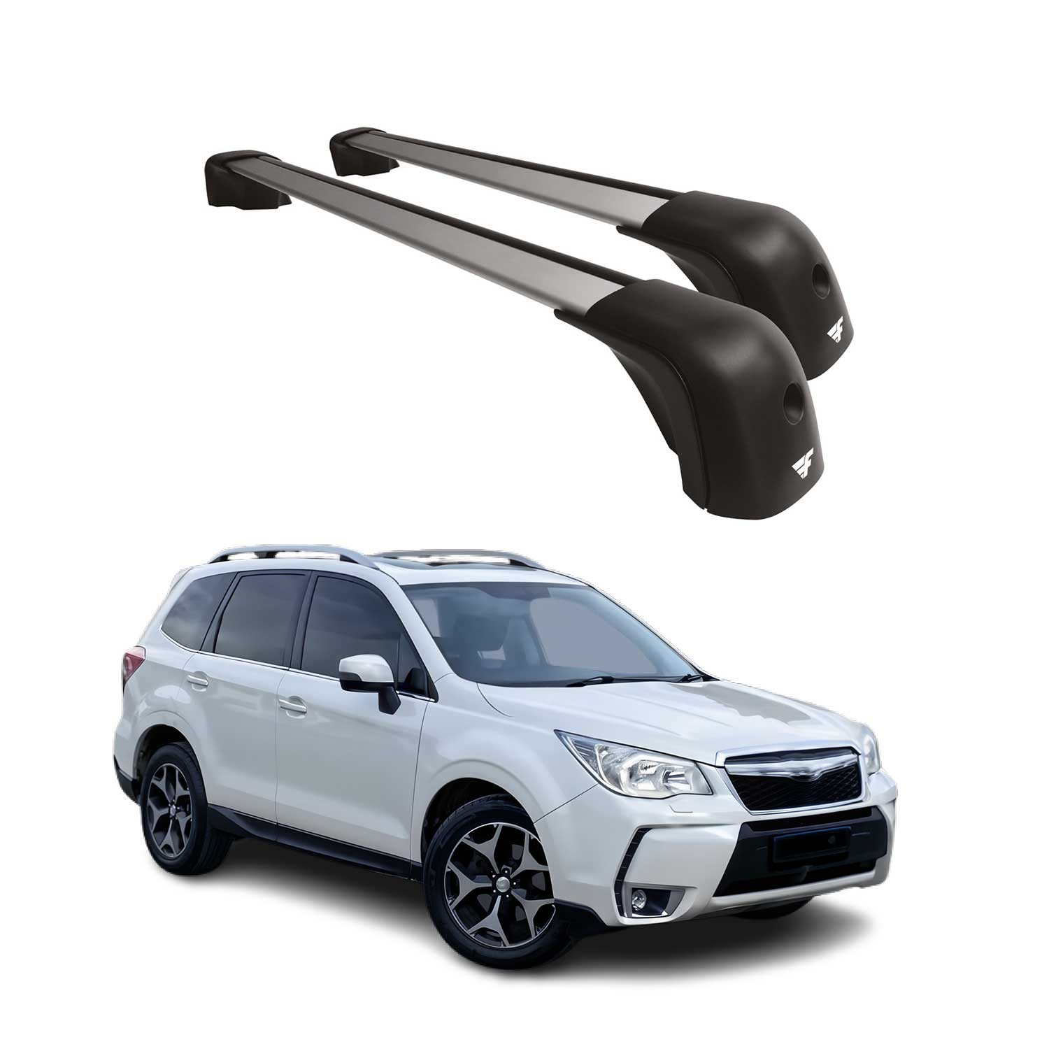 2009-2019 Subaru Forester OE Style Roof Racks Cross Bars Silver