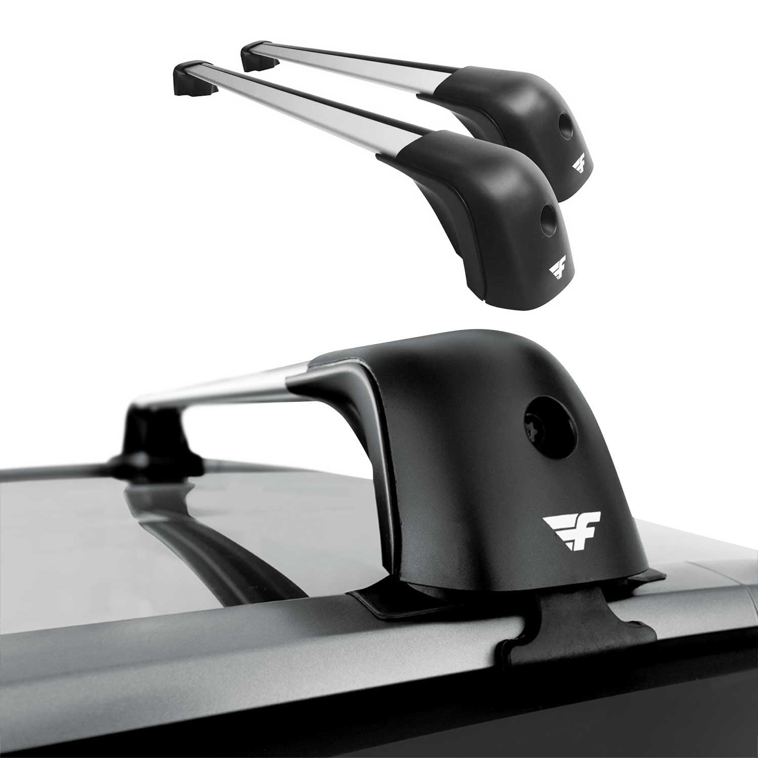 2018-2023 BMW X2 F39 Roof Racks Cross Bars Silver