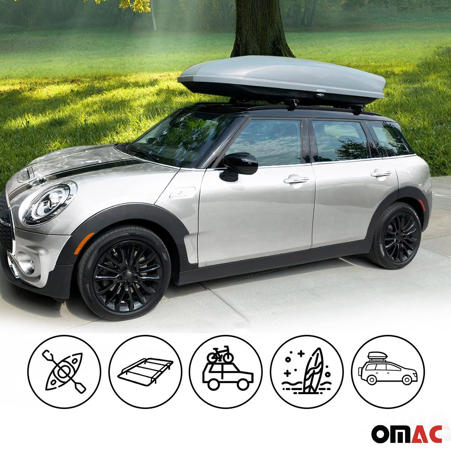 2015-2018 BMW X4 F26 Roof Rack Cross Bars Silver