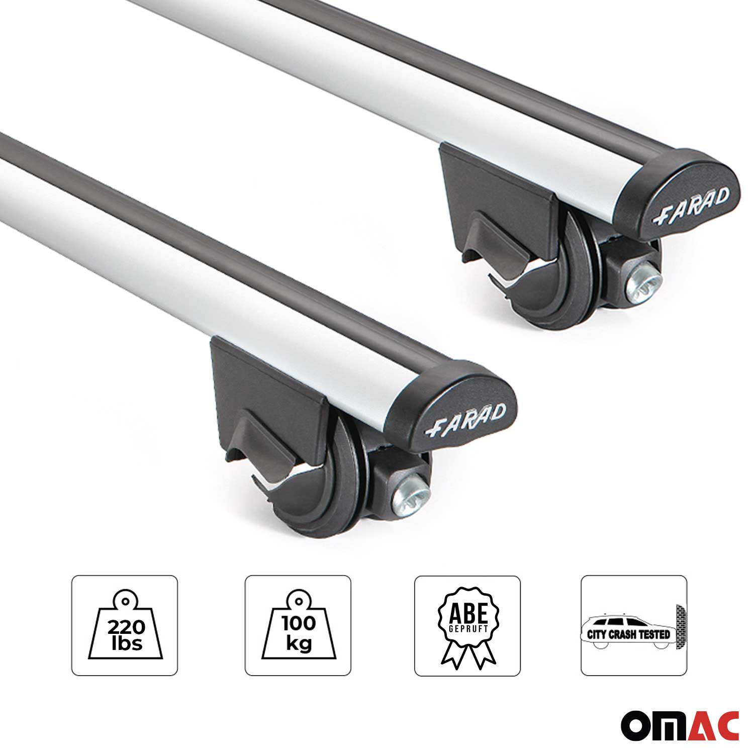 2020-2025 Ford Escape Roof Rack Cross Bars Silver