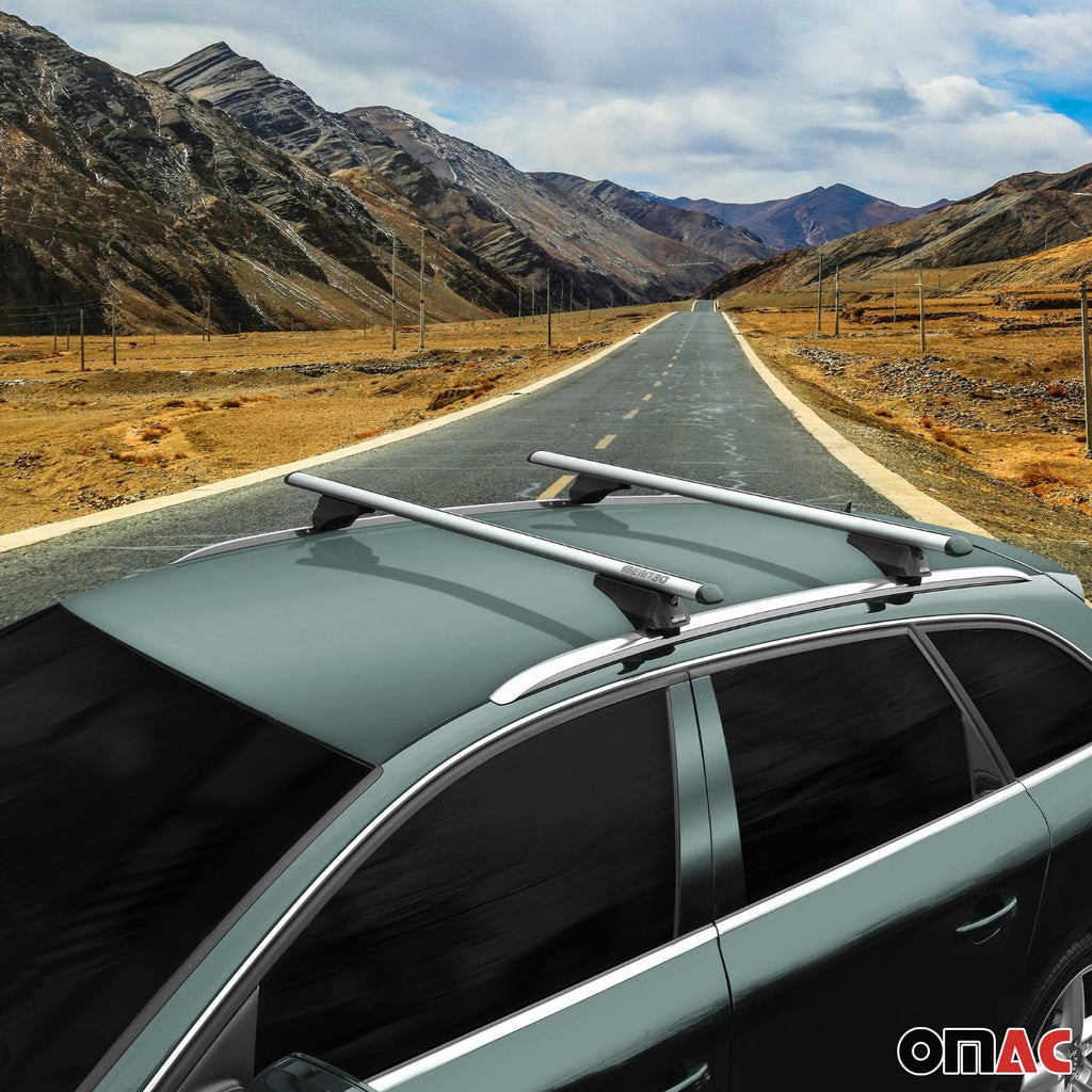 2017-2025 Land Rover Discovery Roof Rack Cross Bars Silver
