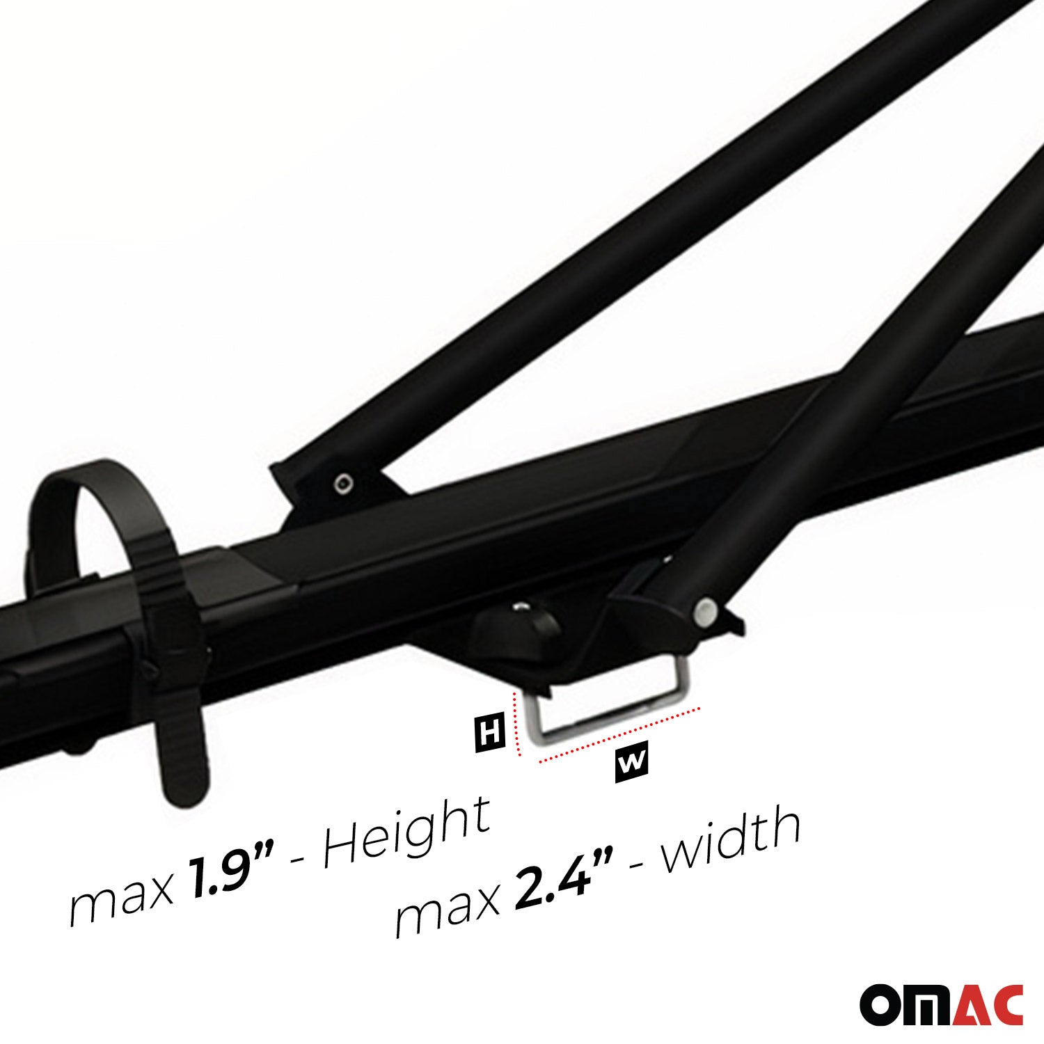 2Pcs Pro Bike Carrier Roof Mount Black Alu Bicycle Rack Cycling Car Truck SUV