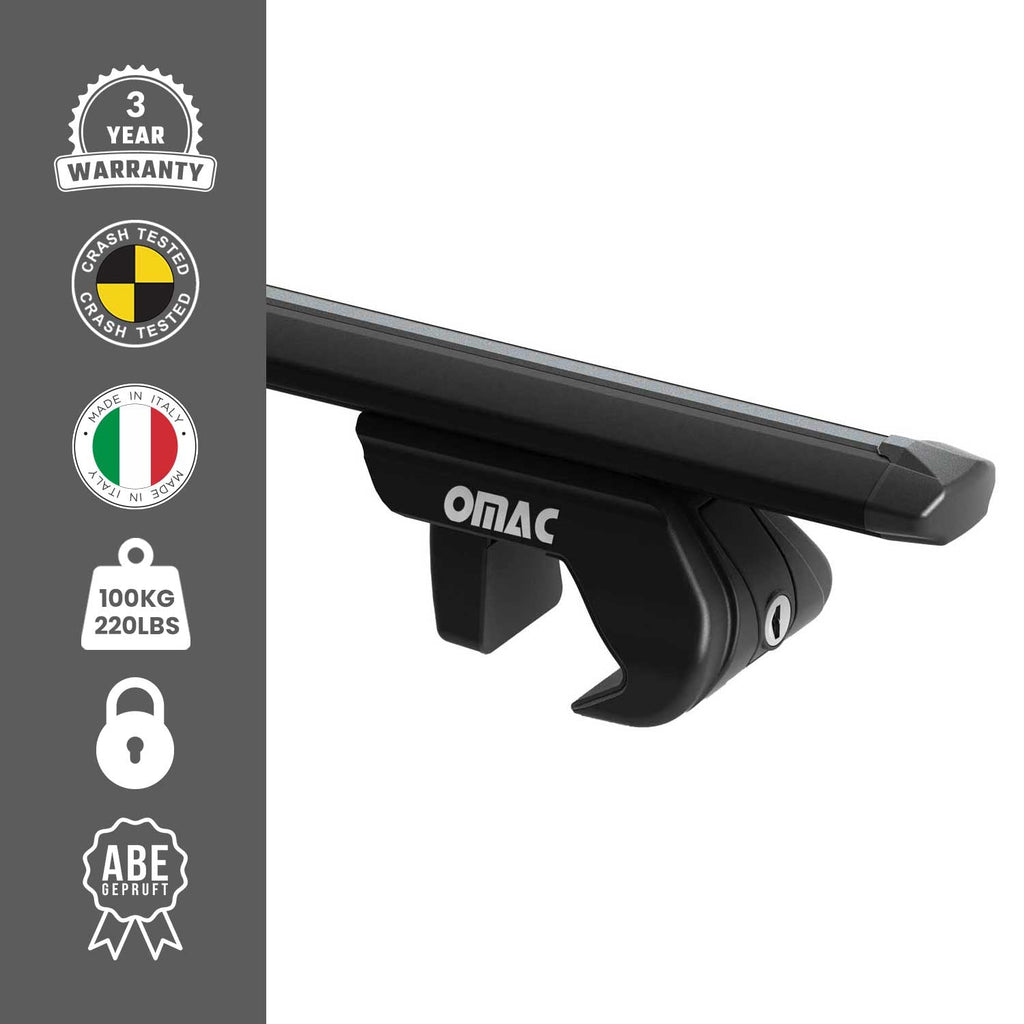 1991-1995 Toyota 4Runner Roof Rack Cross Bars Black