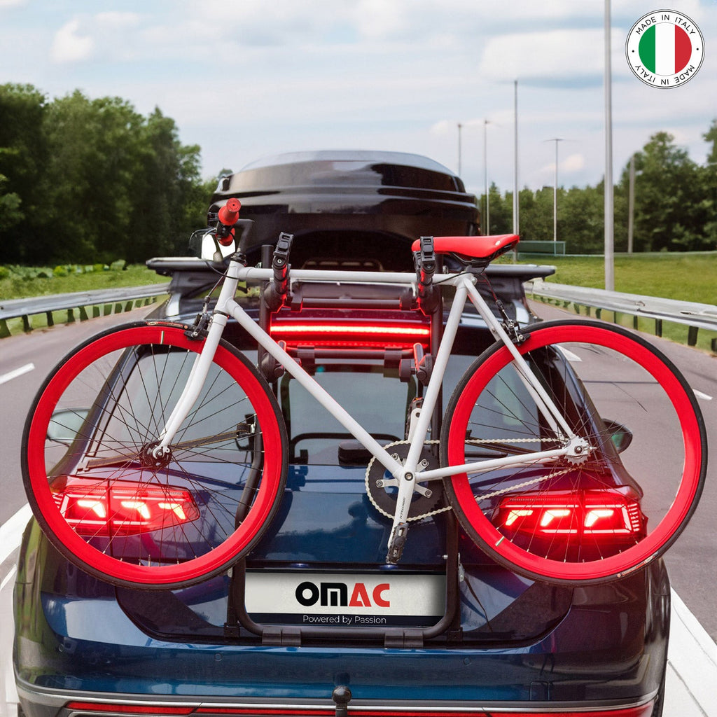 20 Living Fiat 500L 2014-20 3 Bike Rack Carrier Hitch Mount Black 1Pc