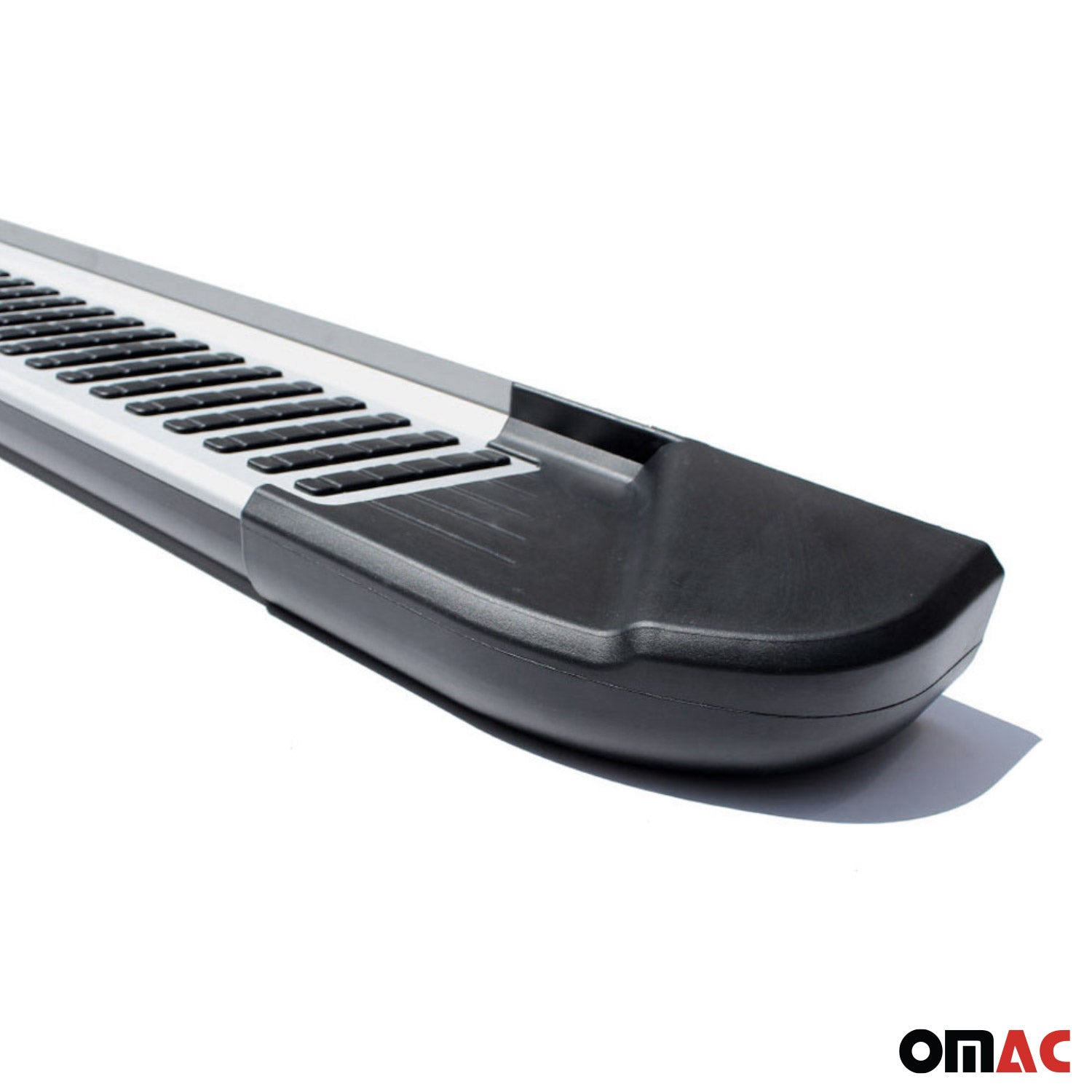 2005-2009 Land Rover LR3 Running Boards Side Steps Silver & Black