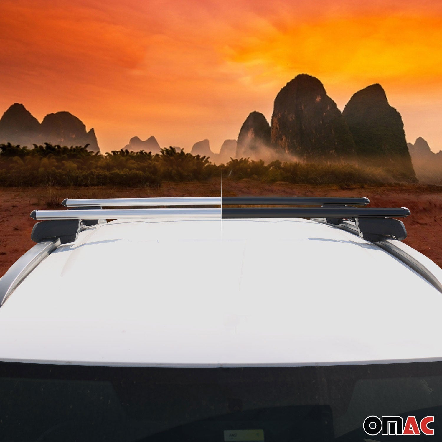 2020-2025 Hyundai Palisade Roof Rack Cross Bars Black