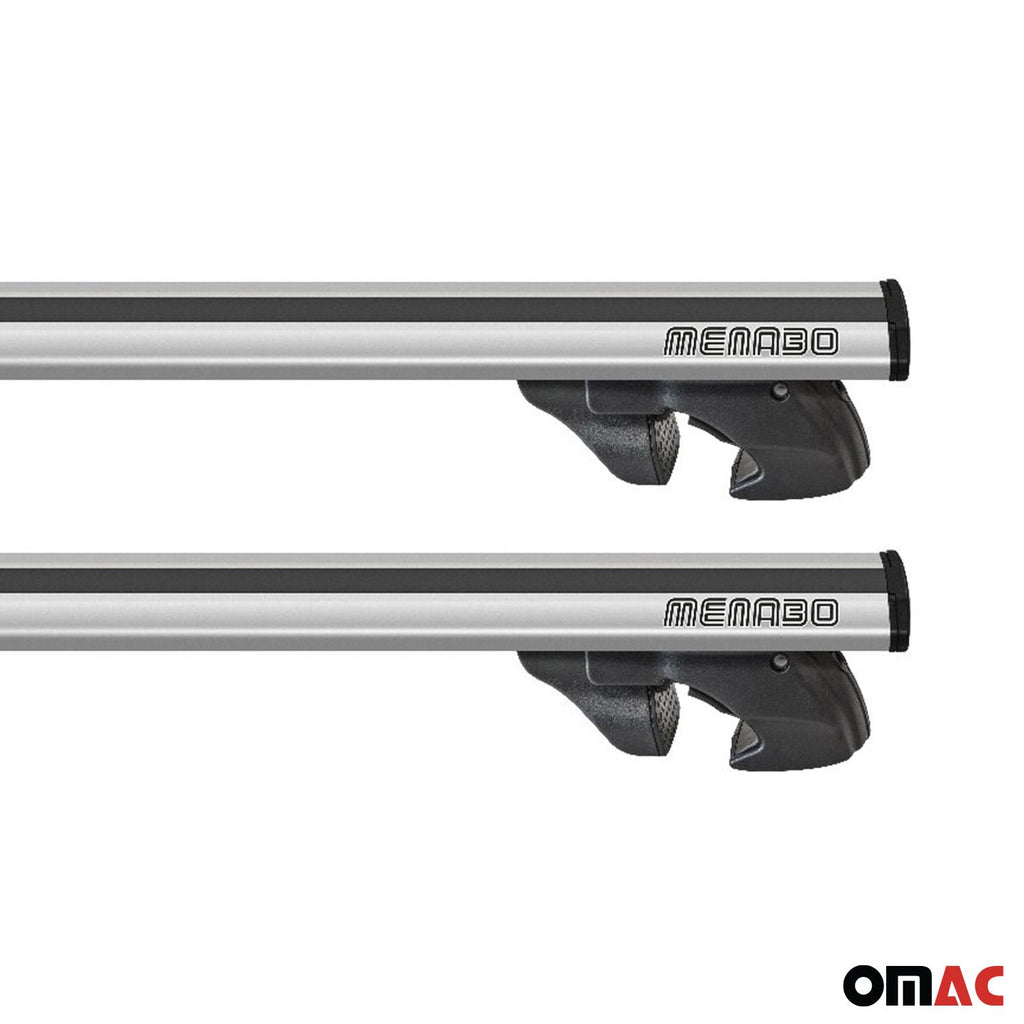 1997-2002 Kia Sportage Roof Rack Cross Bars Silver