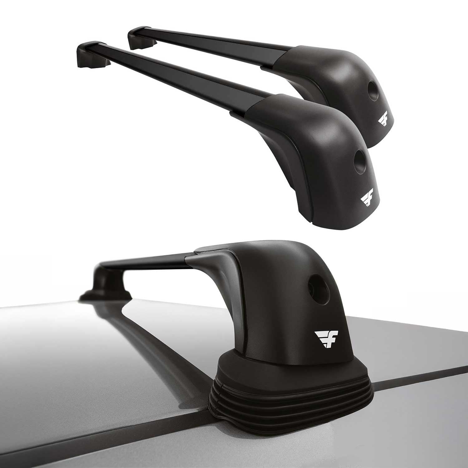 2005-2011 BMW 1 Series E81 E82 E87 Roof Racks Cross Bars Black