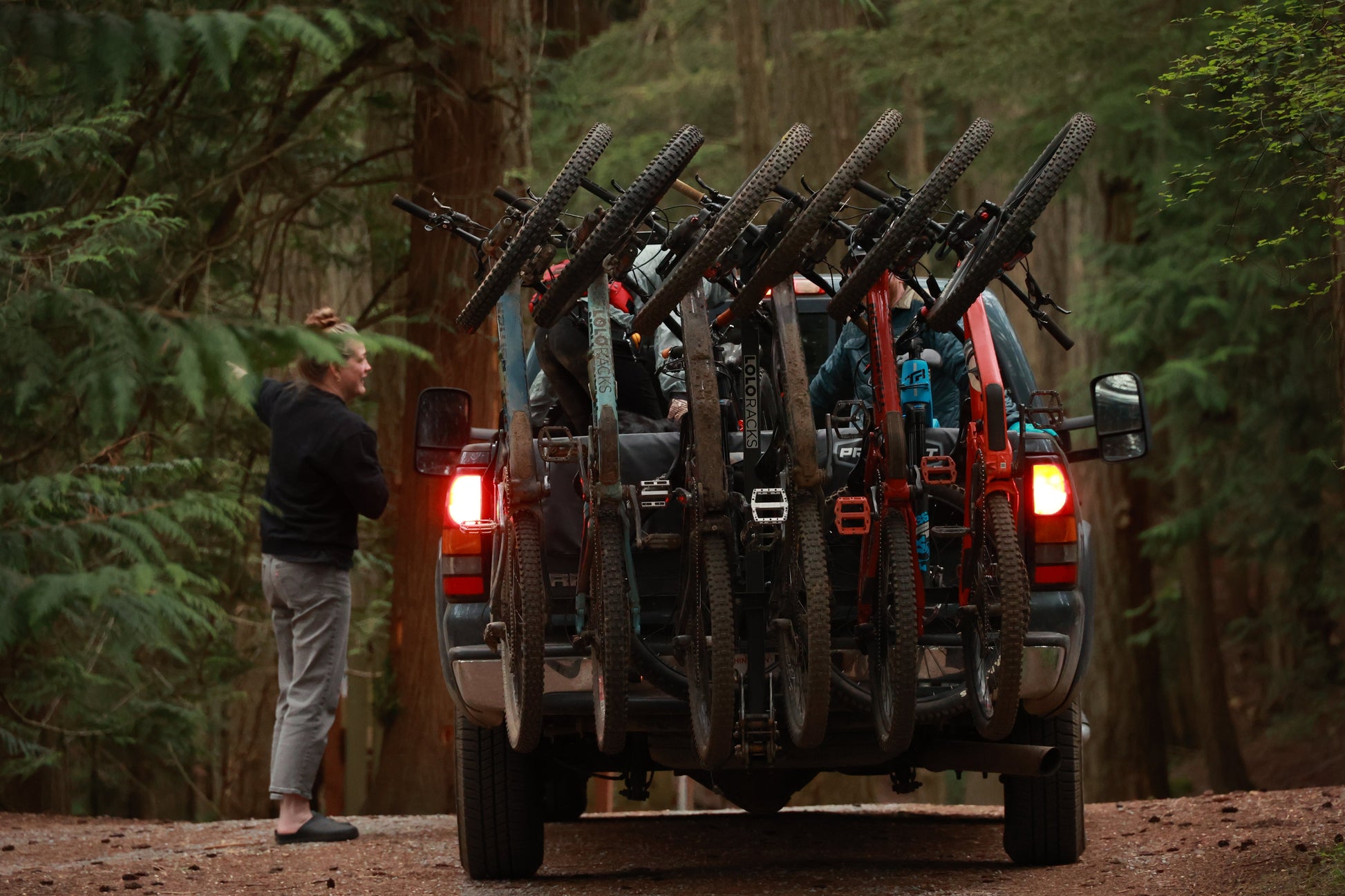 Lolo Racks 6 Bike Rack with Foot Activated Tilt