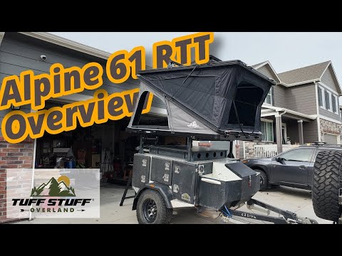 Tuff Stuff Overland Alpine 51 Aluminum Shell Rooftop Tent