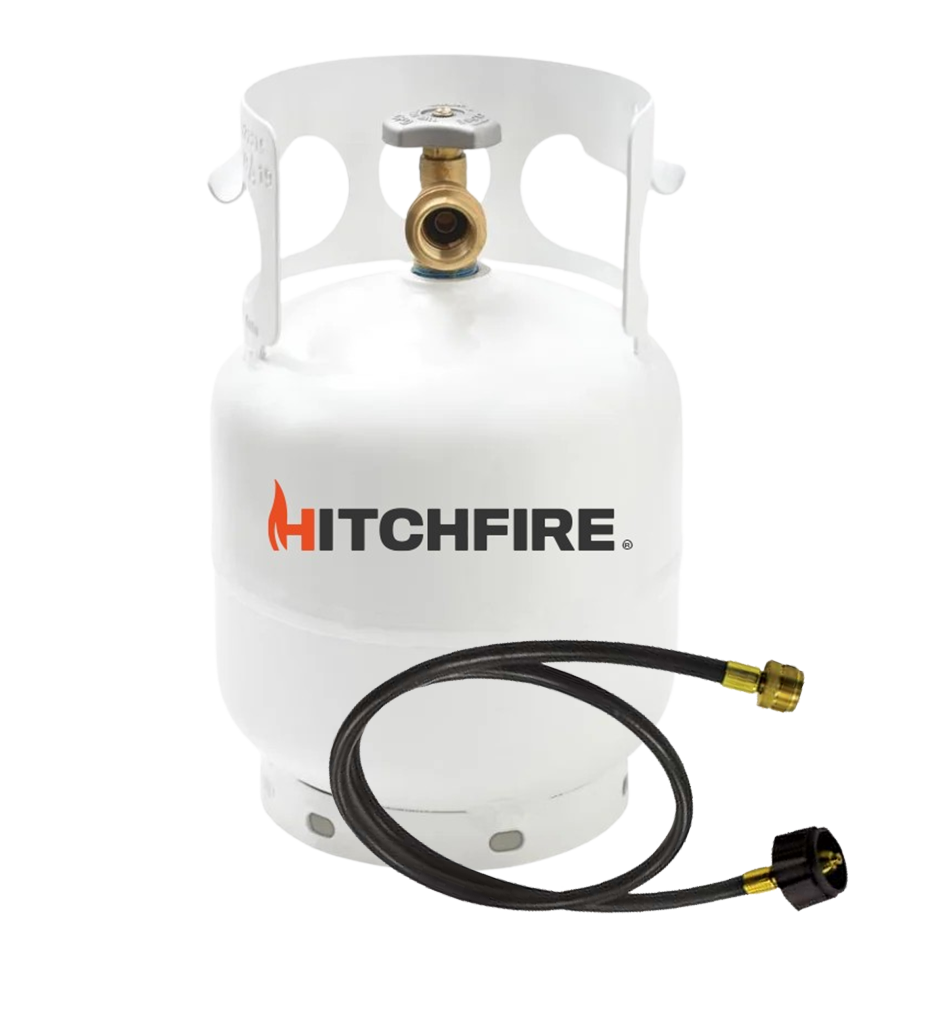 HitchFire 5LB Refillable Propane Tank with Optional Carrying Case
