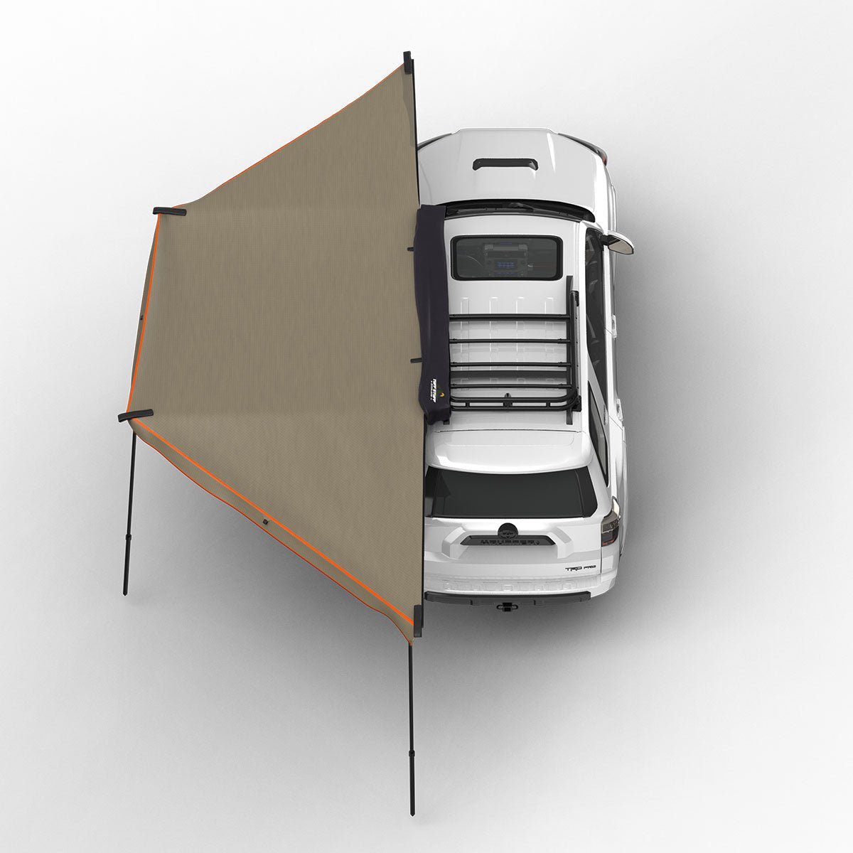 Tuff Stuff Overland Awning, 180 Degree, XL, Kit With Mounting Brackets