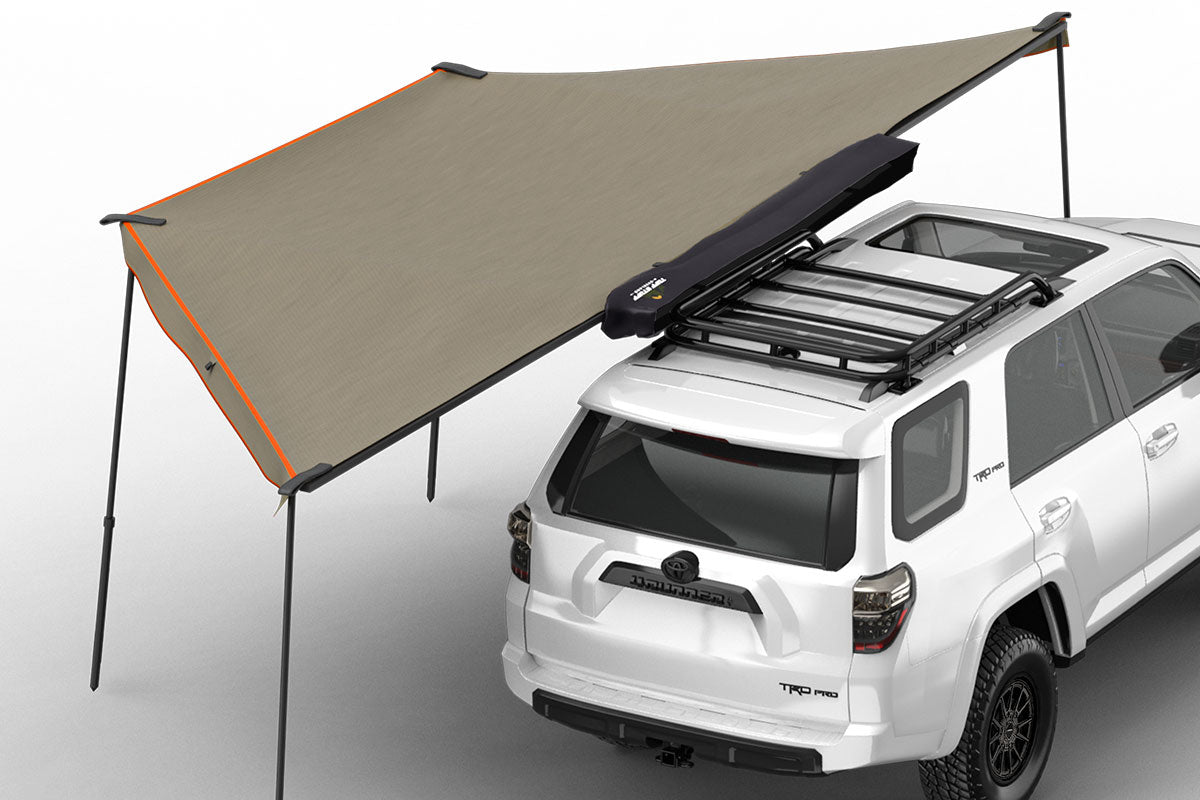 Tuff Stuff Overland Awning, 180 Degree, XL, Kit With Mounting Brackets