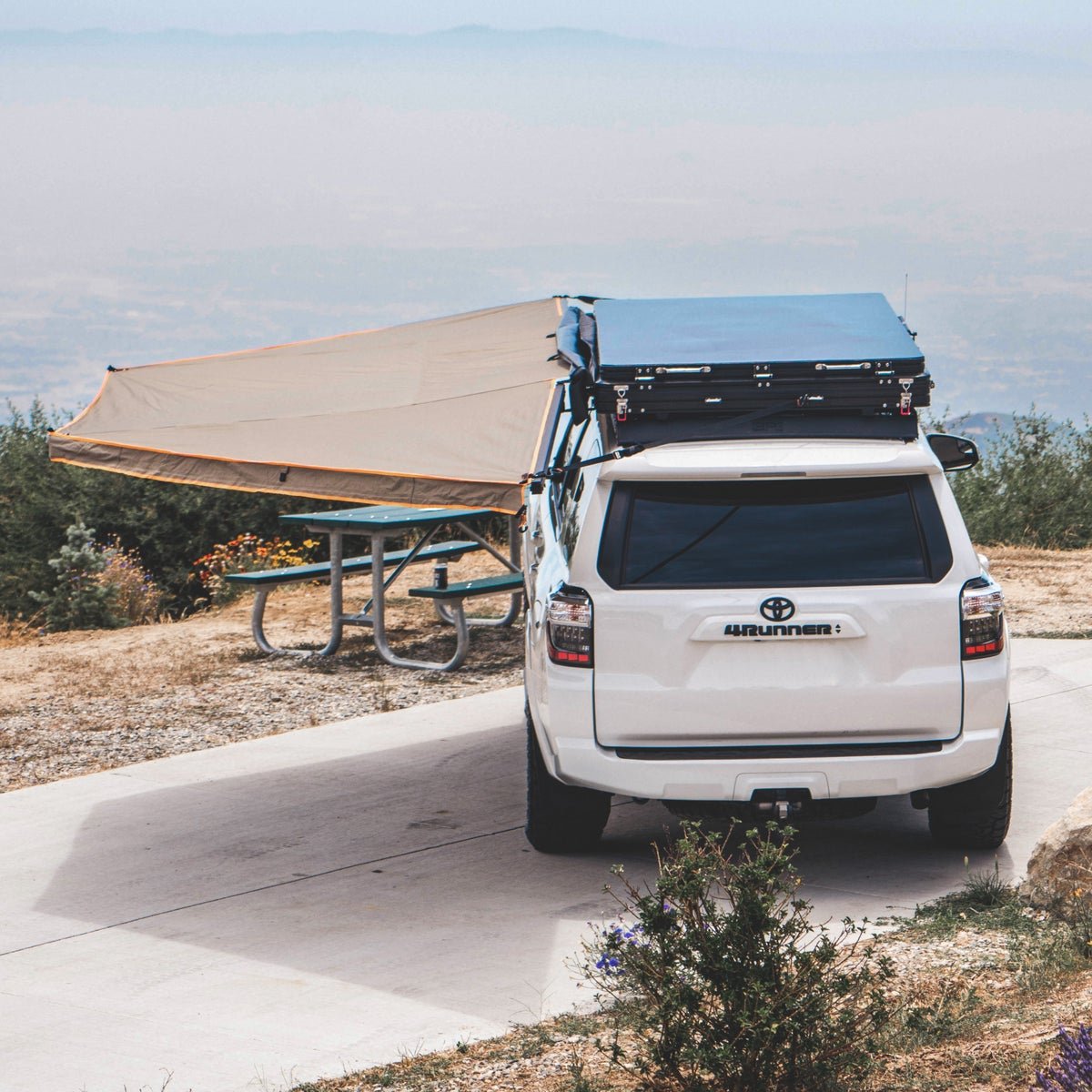 Tuff Stuff Overland Awning, 180 Degree, XL, Kit With Mounting Brackets