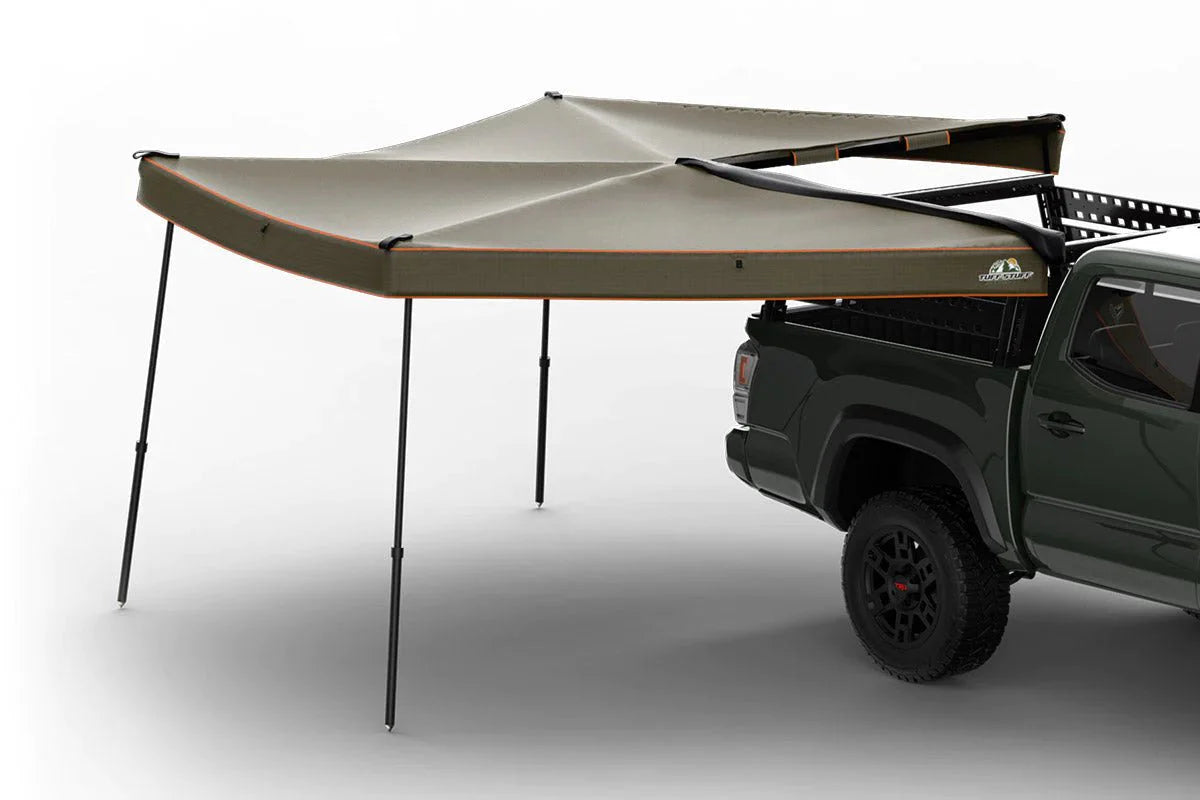 Tuff Stuff Overland Awning, 270 Degree, Compact, Passenger Side, Kit With Mounting Brackets