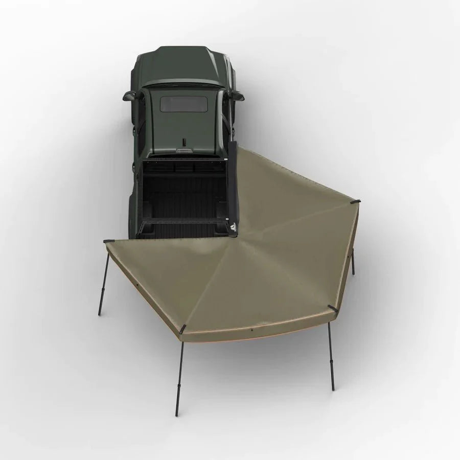 Tuff Stuff Overland Awning, 270 Degree, Compact, Passenger Side, Kit With Mounting Brackets