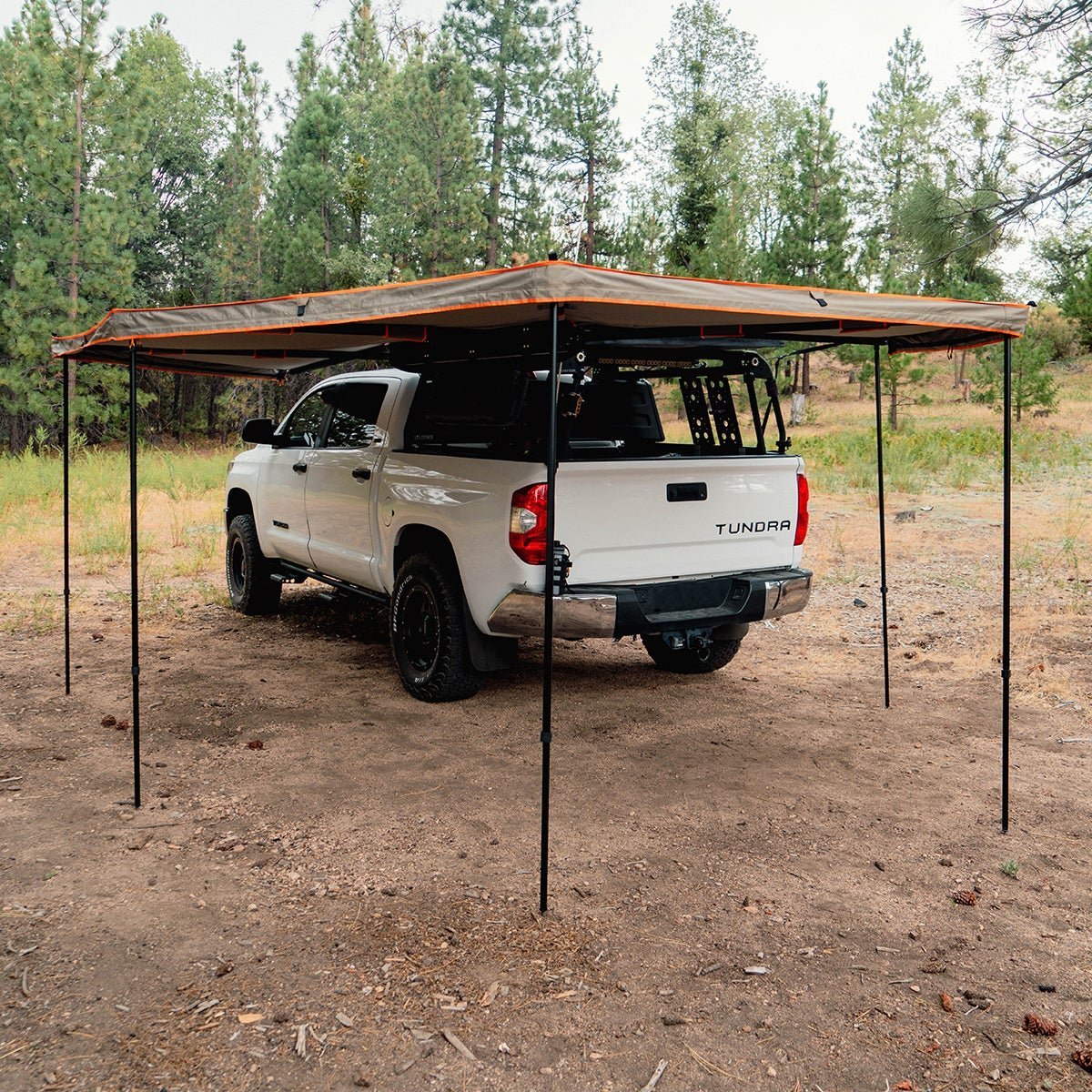 Tuff Stuff Overland Awning, 270 Degree, XL, Driver Side, Kit With Mounting Brackets