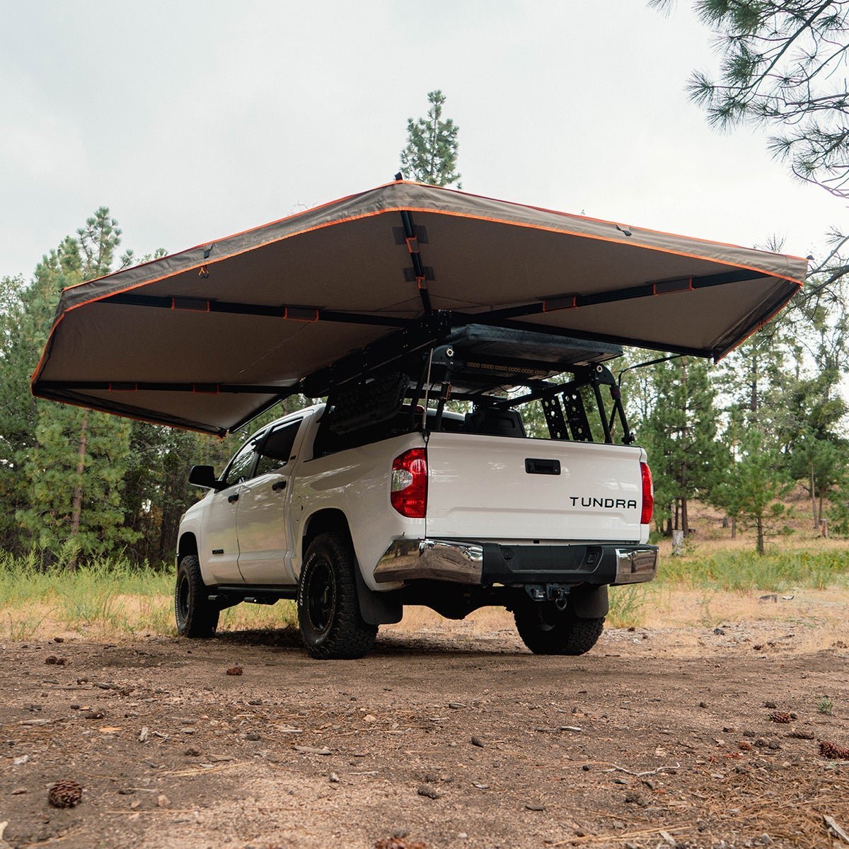 Tuff Stuff Overland Awning, 270 Degree, XL, Driver Side, Kit With Mounting Brackets