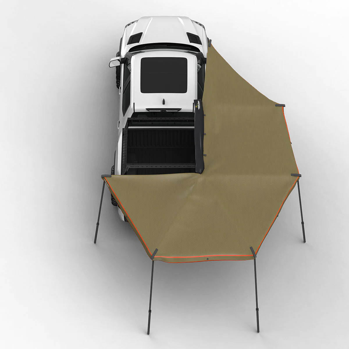 Tuff Stuff Overland Awning, 270 Degree, XL, Driver Side, Kit With Mounting Brackets
