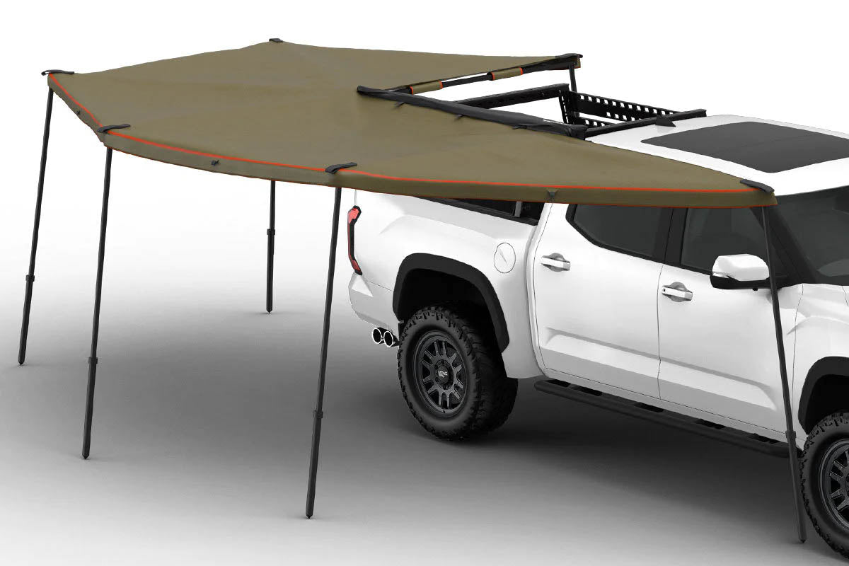 Tuff Stuff Overland Awning, 270 Degree, XL, Passenger Side, Kit With Mounting Brackets