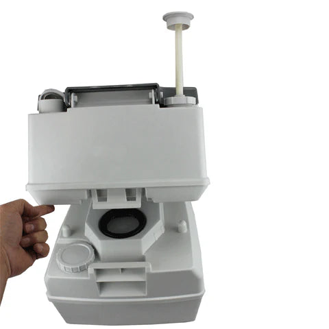 Tuff Stuff Overland 5 Gallon Flushable Portable Outdoor Toilet With Removable Holding Tank