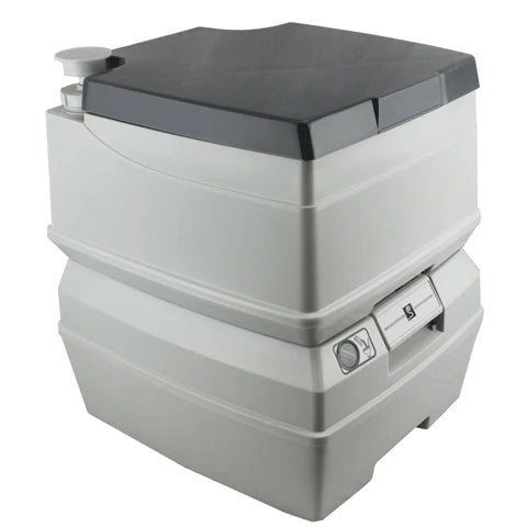 Tuff Stuff Overland 5 Gallon Flushable Portable Outdoor Toilet With Removable Holding Tank