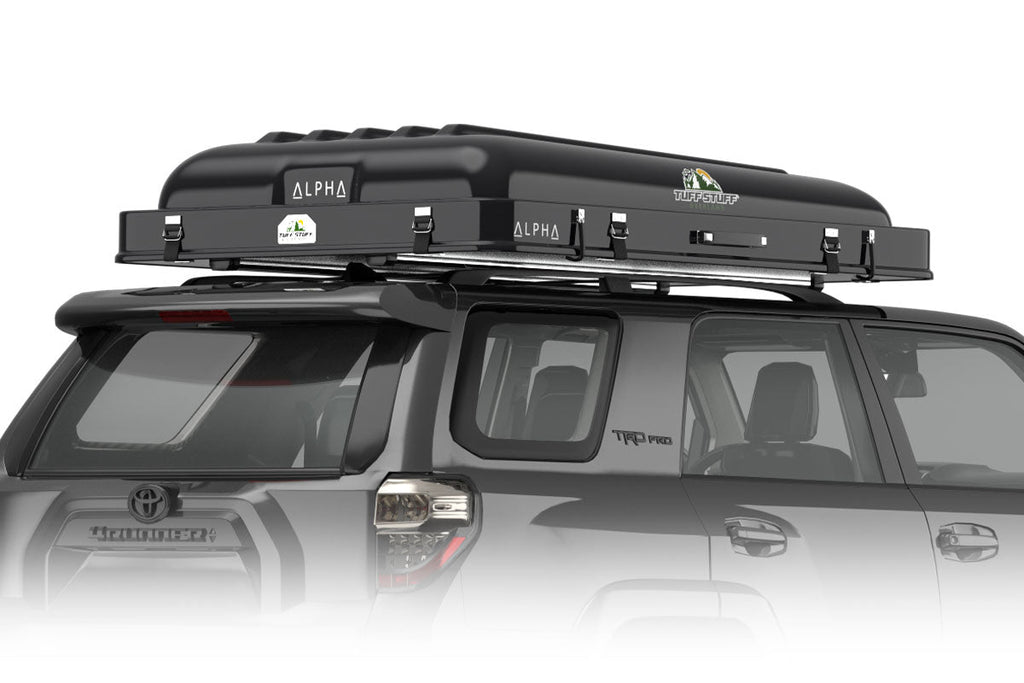 Tuff Stuff Overland Alpha Hardshell Rooftop Tent, Black, 2-3 Person
