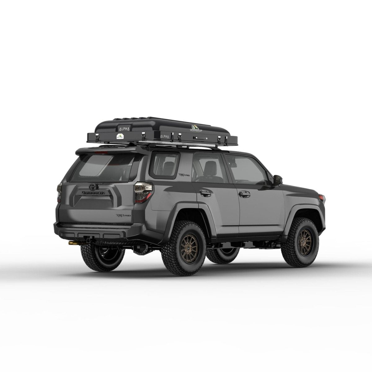 Tuff Stuff Overland Alpha Hardshell Rooftop Tent, Black, 2-3 Person