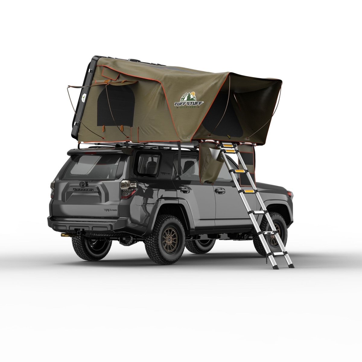 Tuff Stuff Overland Alpha Hardshell Rooftop Tent, Black, 2-3 Person
