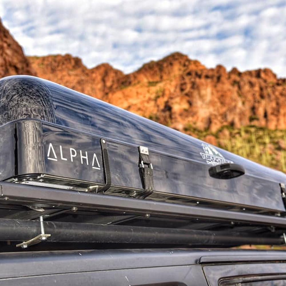 Tuff Stuff Overland Alpha Hardshell Rooftop Tent, Black, 2-3 Person