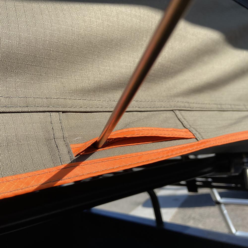Tuff Stuff Overland Alpha Hardshell Rooftop Tent, Gray, 2-3 Person