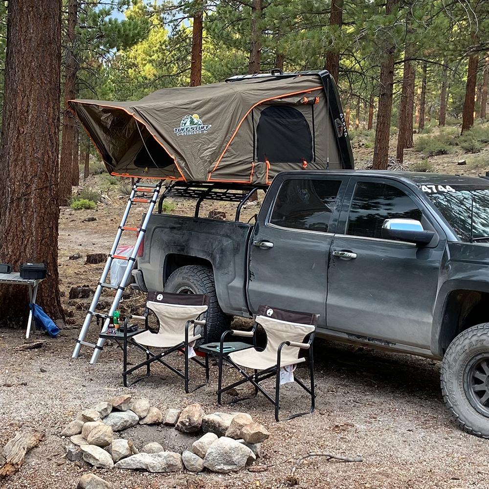 Tuff Stuff Overland Alpha II Hardshell Rooftop Tent, Black, 2 Person