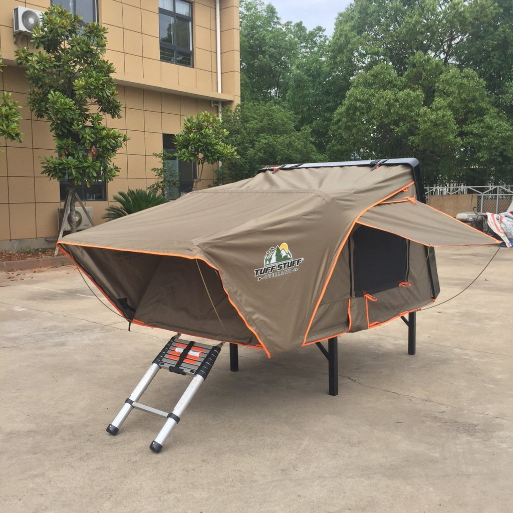 Tuff Stuff Overland Alpha II Hardshell Rooftop Tent, Black, 2 Person
