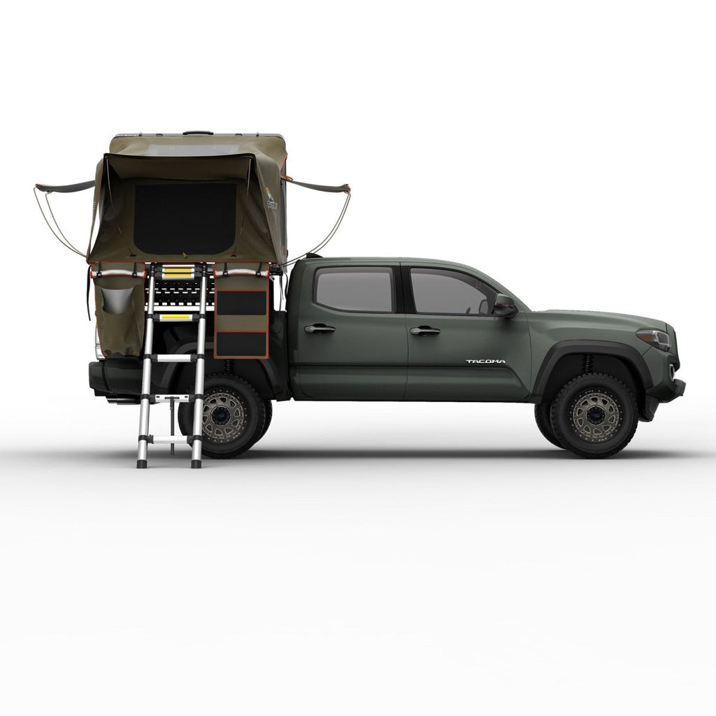 Tuff Stuff Overland Alpha II Hardshell Rooftop Tent, Black, 2 Person