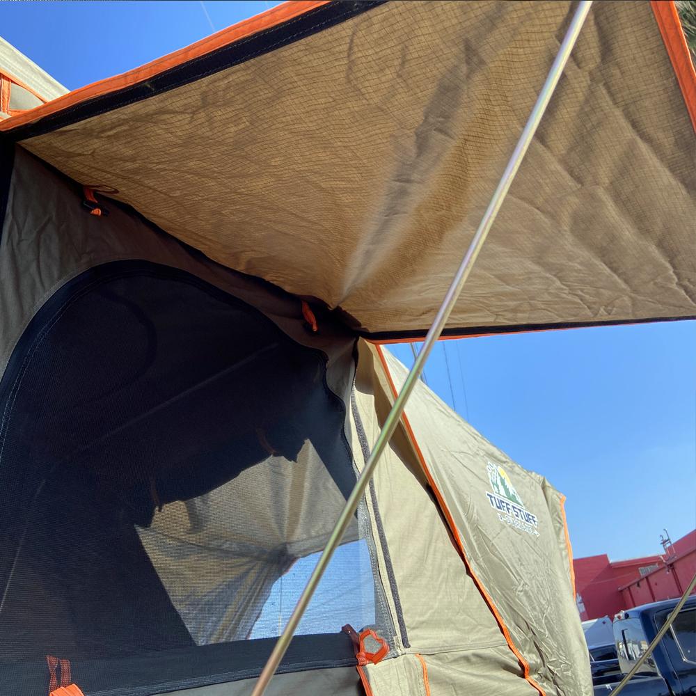 Tuff Stuff Overland Alpha II Hardshell Rooftop Tent, Black, 2 Person