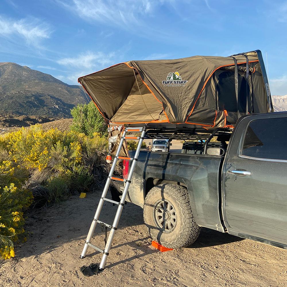 Tuff Stuff Overland Alpha II Hardshell Rooftop Tent, Black, 2 Person