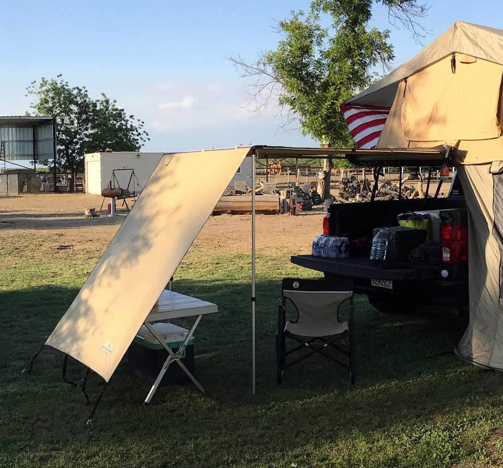 Tuff Stuff Overland Awning Shade Wall, 4.5' x 6'