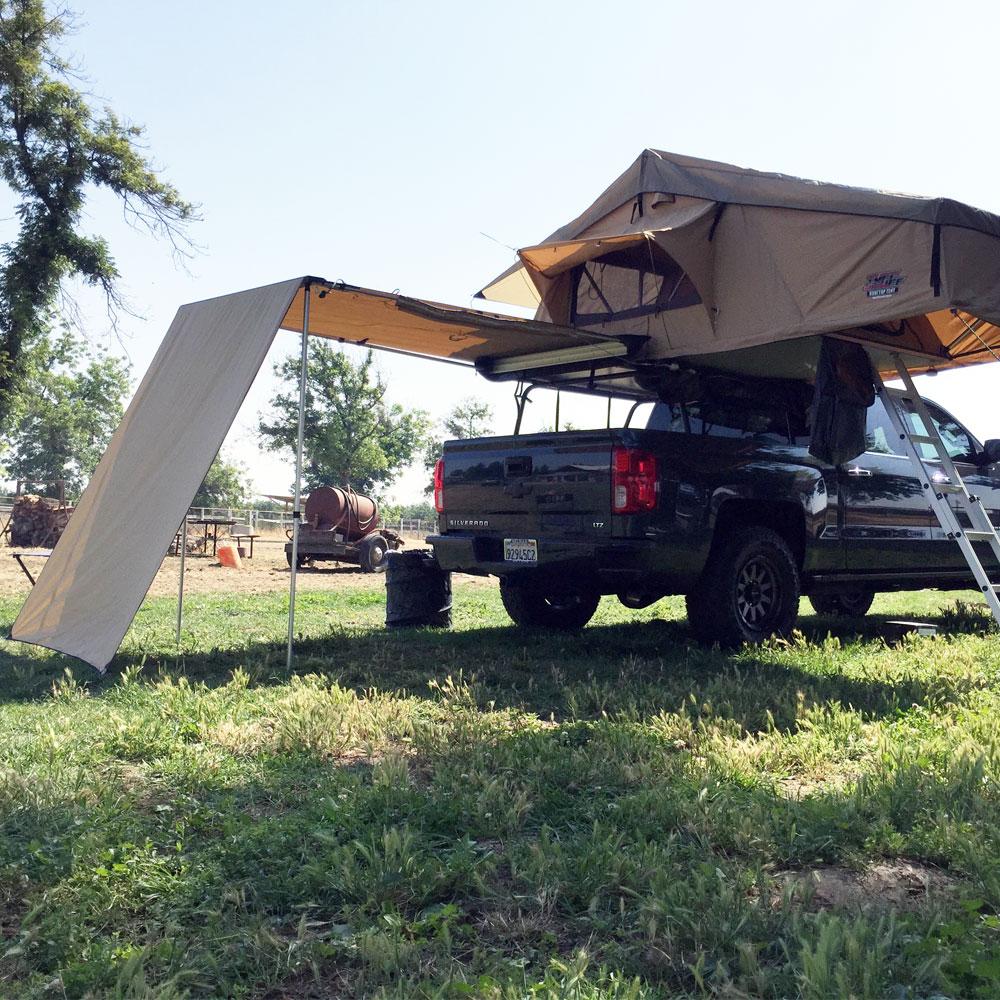 Tuff Stuff Overland Awning Shade Wall, 4.5' x 6'
