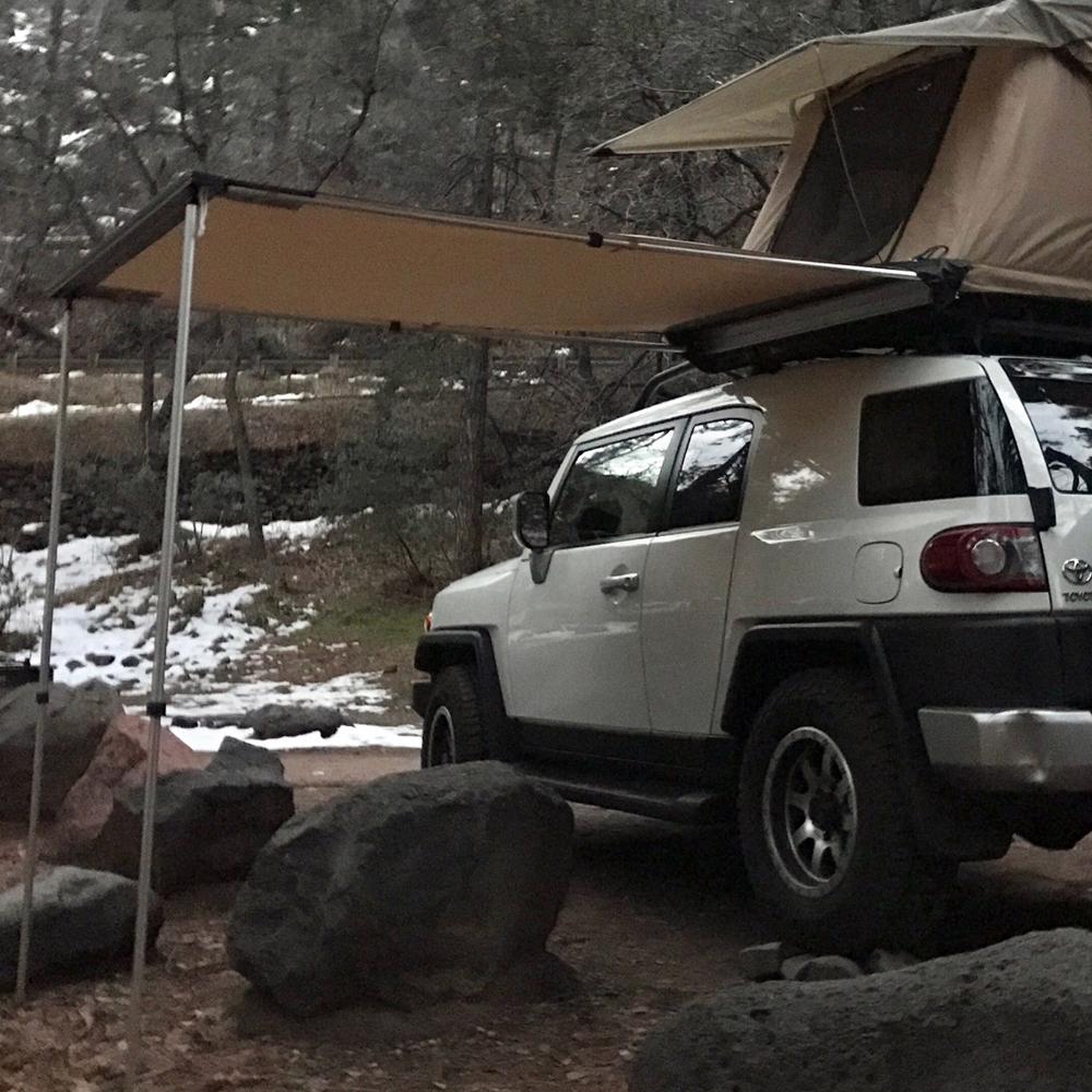 Tuff Stuff Overland Roof Top Awning, 4.5′ x 6′