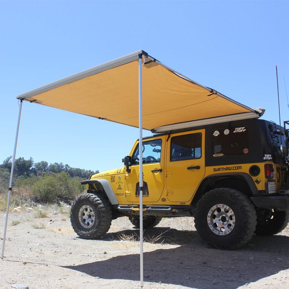 Tuff Stuff Overland Roof Top Awning, 6.5′ x 8'