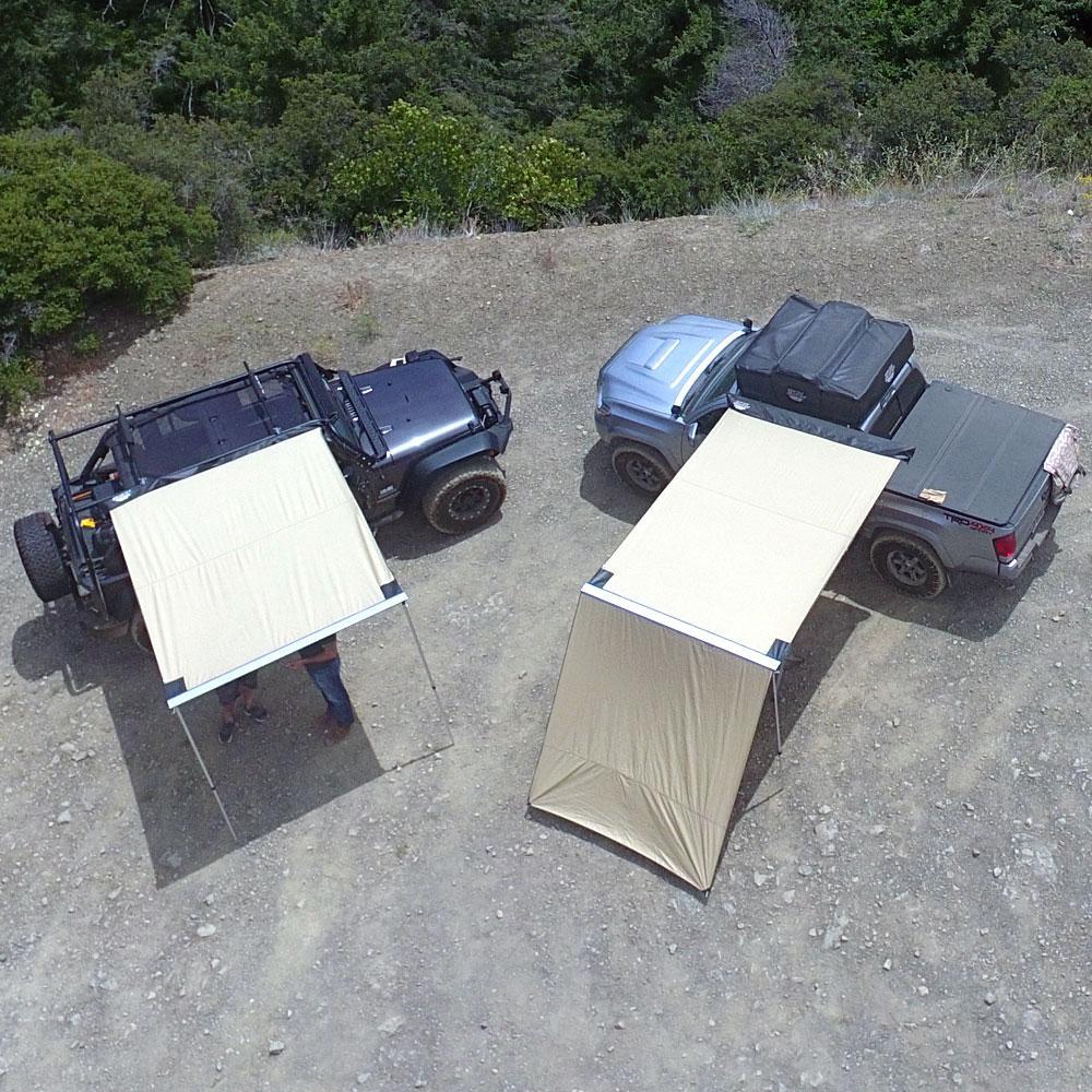 Tuff Stuff Overland Roof Top Awning, 6.5′ x 8'