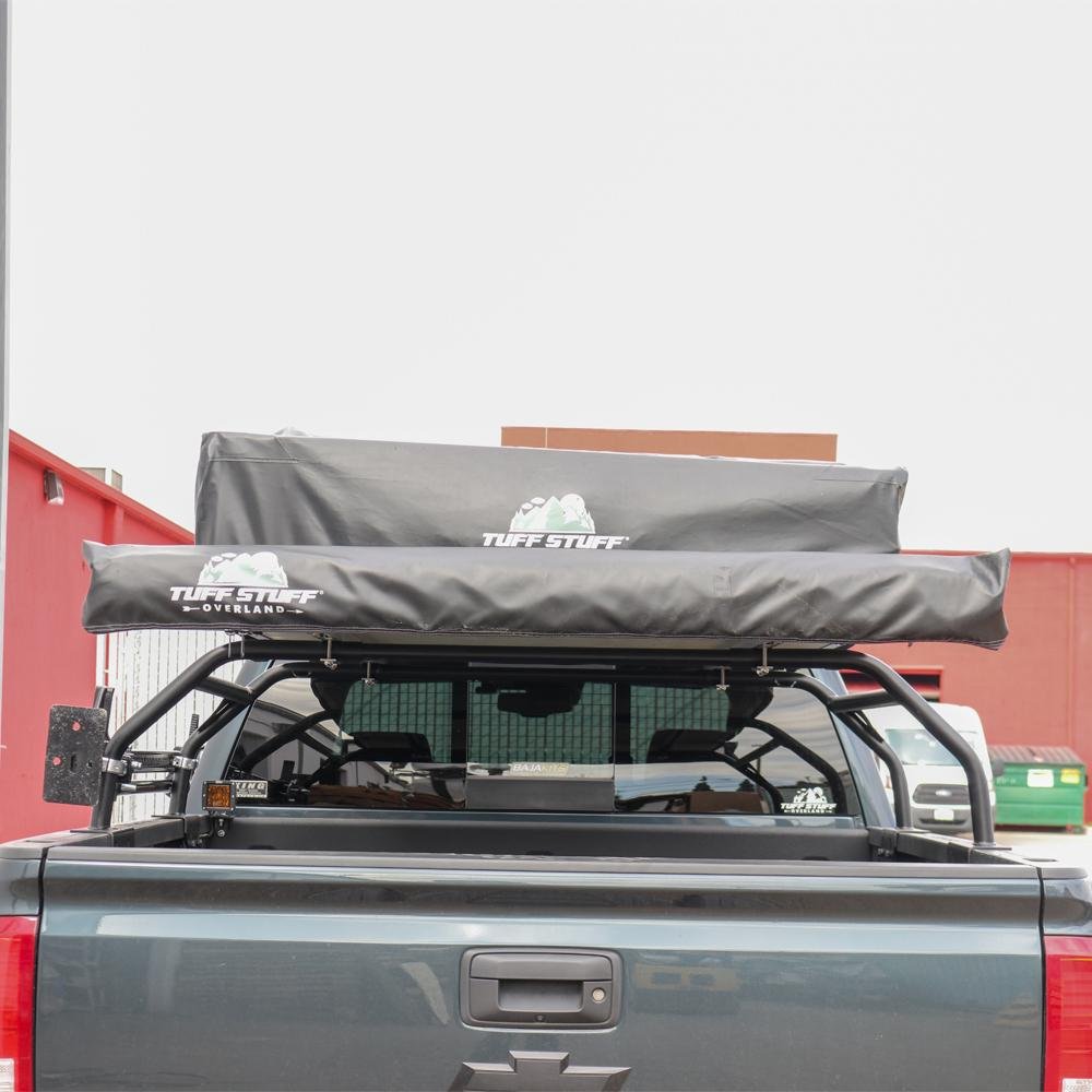 Tuff Stuff Overland Roof Top Tent Truck Bed Rack, Adjustable, Powder Coated 40"
