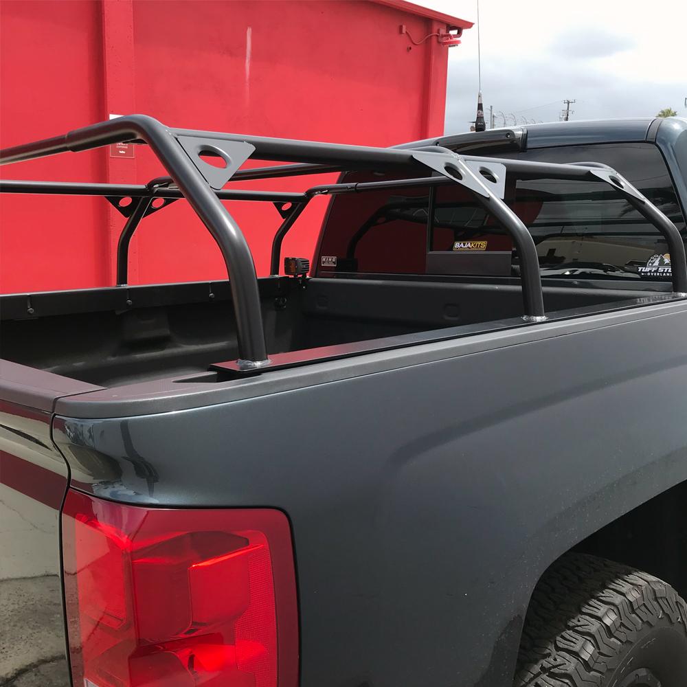 Tuff Stuff Overland Roof Top Tent Truck Bed Rack, Adjustable, Powder Coated 51"