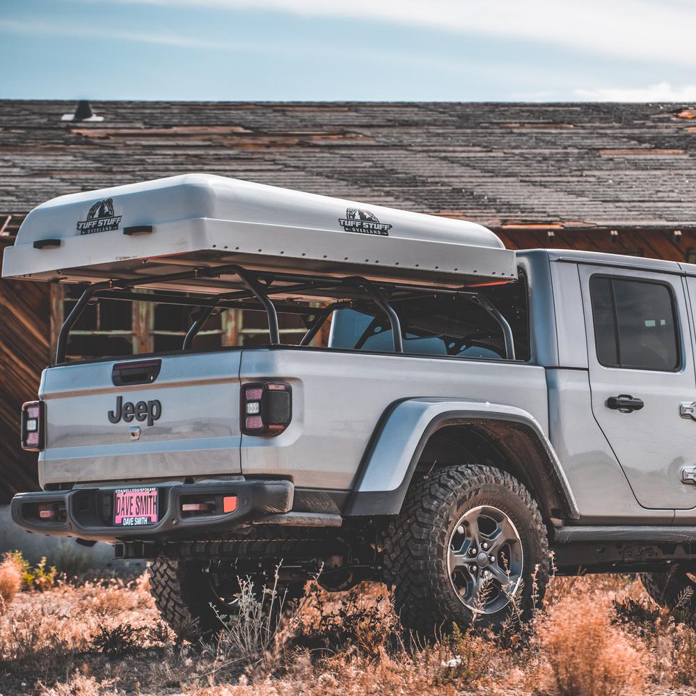 Tuff Stuff Overland Roof Top Tent Truck Bed Rack, Adjustable, Powder Coated 51"