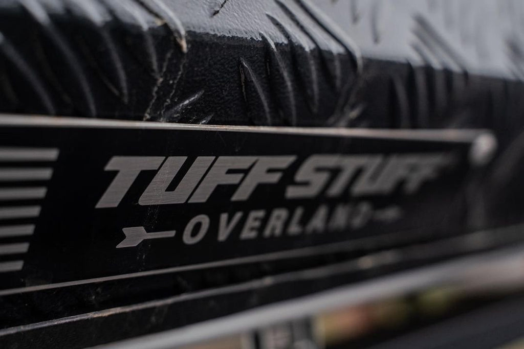 Tuff Stuff Overland Stealth Series Aluminum Shell Rooftop Tent, Black