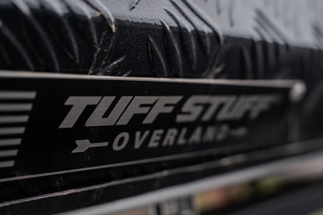 Tuff Stuff Overland Stealth Series Aluminum Shell Rooftop Tent, Black