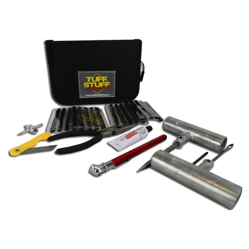 Tuff Stuff Overland Tire Repair Kit Includes Tools, Plugs, Patches & Storage Case